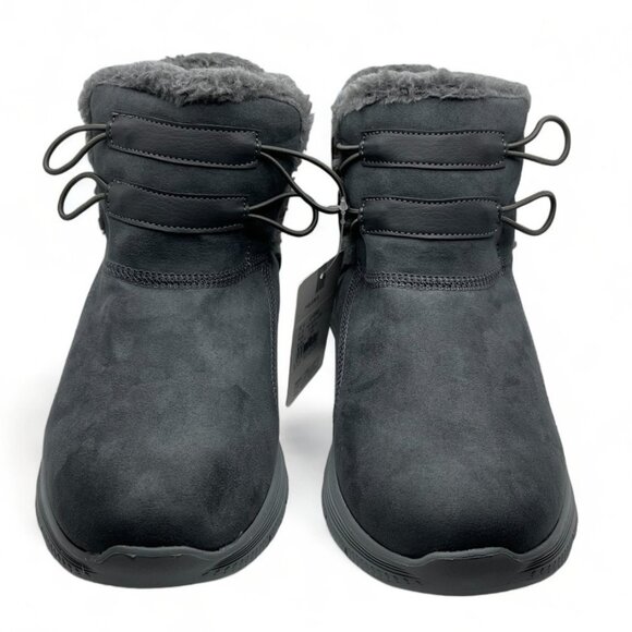 TIOSEBON Women's Winter Ankle Fur Lined Boots Anti-Slip On Resistant Booties Sho - Picture 10 of 14